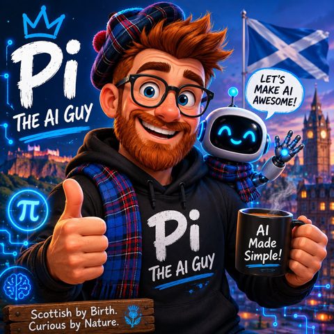 Pi the AI Guy — friendly Scottish AI guide
